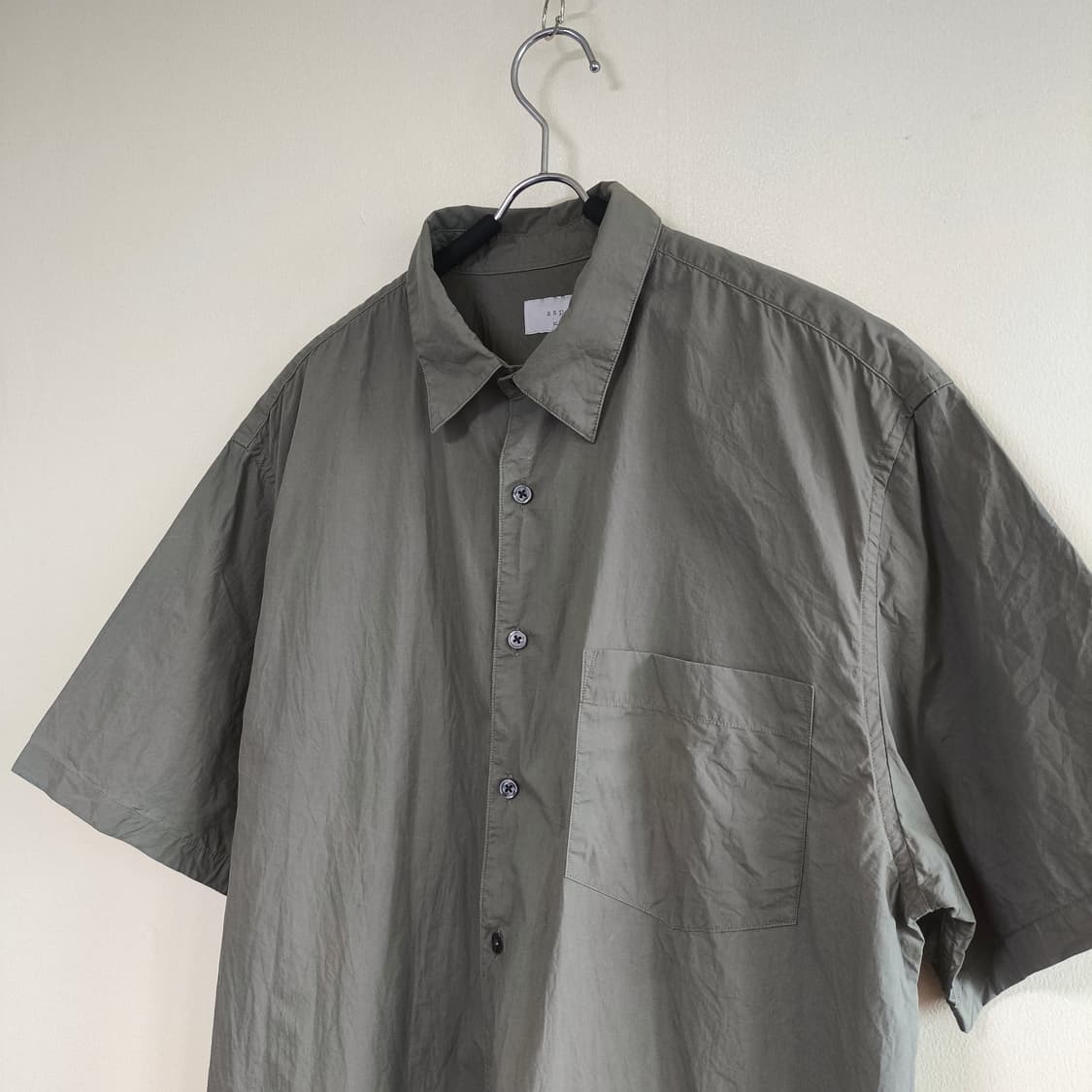 [XL] 애습 asp 올리브 반팔 셔츠 상품이미지1