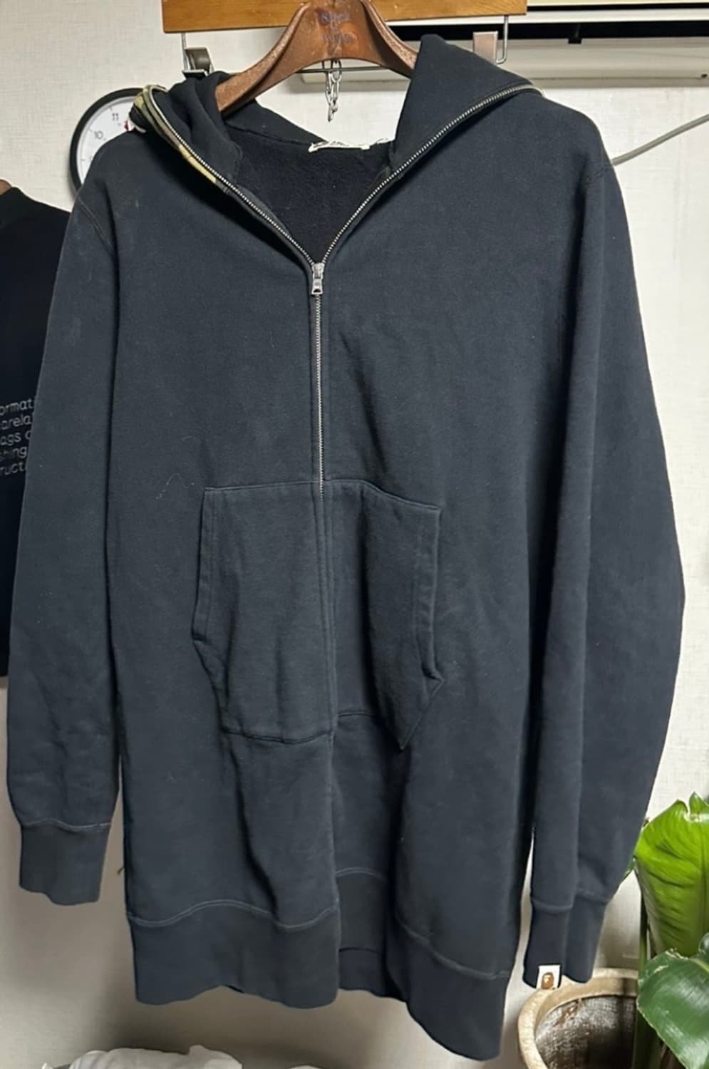 정품 베이프 반반 샤크 후드집업 블랙 상품이미지2