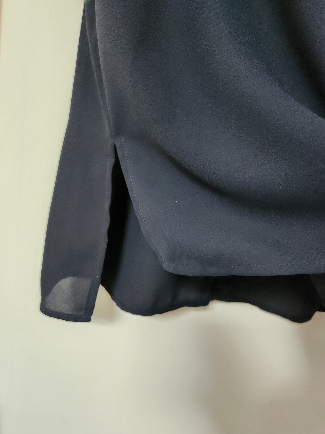 지센 네이비 롱 블라우스 100 상품이미지5