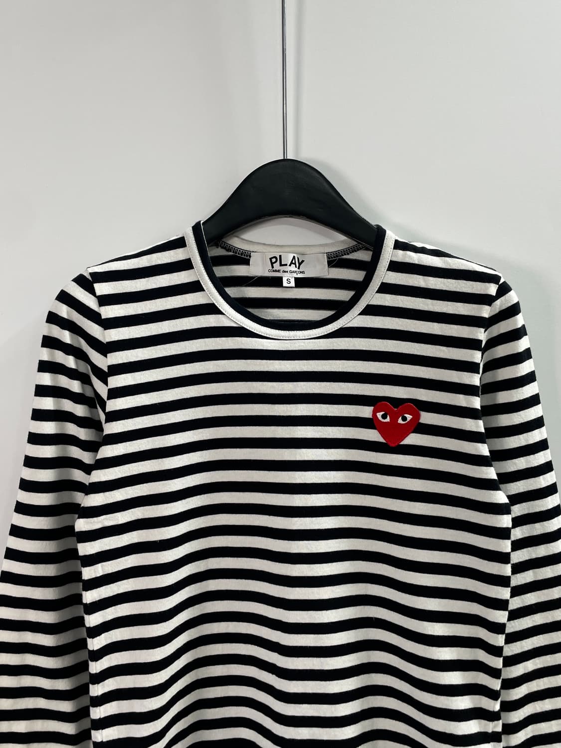 꼼데가르송 우먼스 스트라이프 긴팔티 (on.365) 상품이미지2