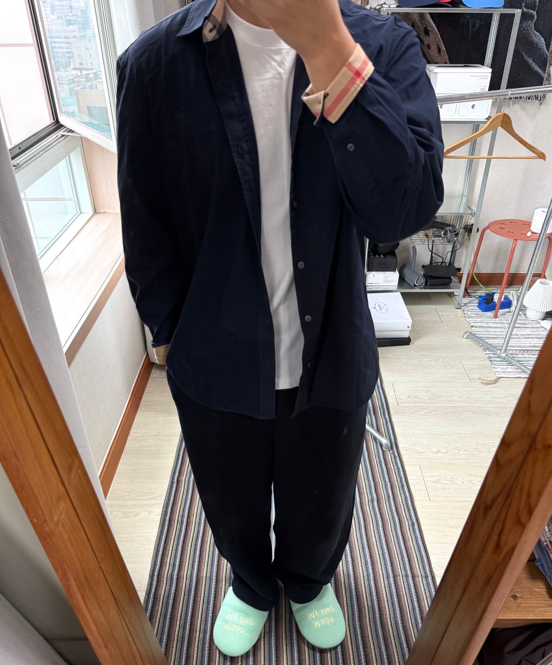 xxl 버버리 드레스 버튼다운 셔츠 상품이미지4