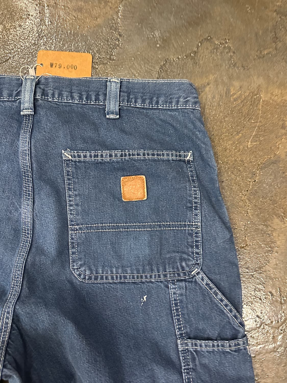 칼하트 덩가리핏 카펜터 데님팬츠 34X34 상품이미지5