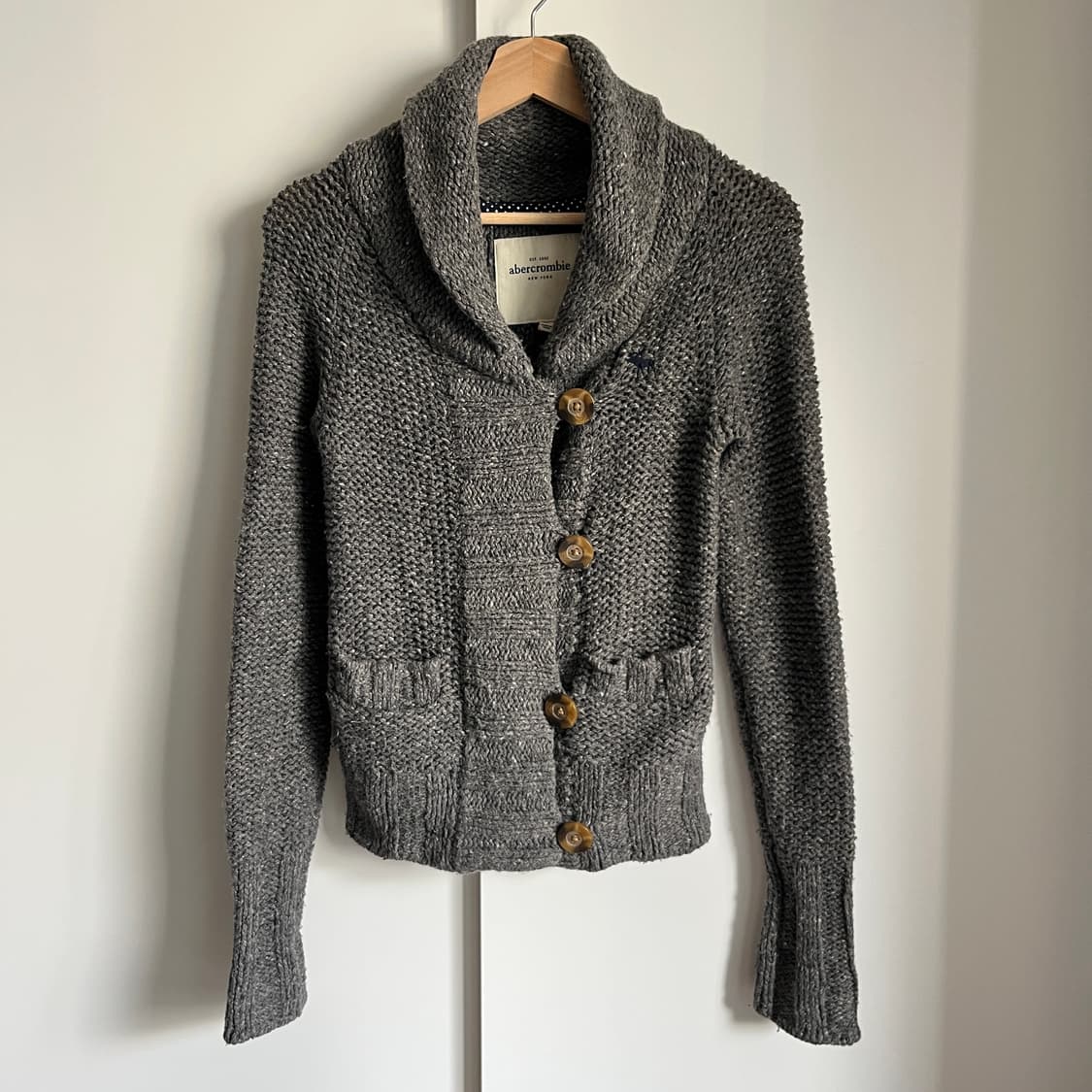 Abercrombie&Fitch shawl collar cardigan 상품이미지3