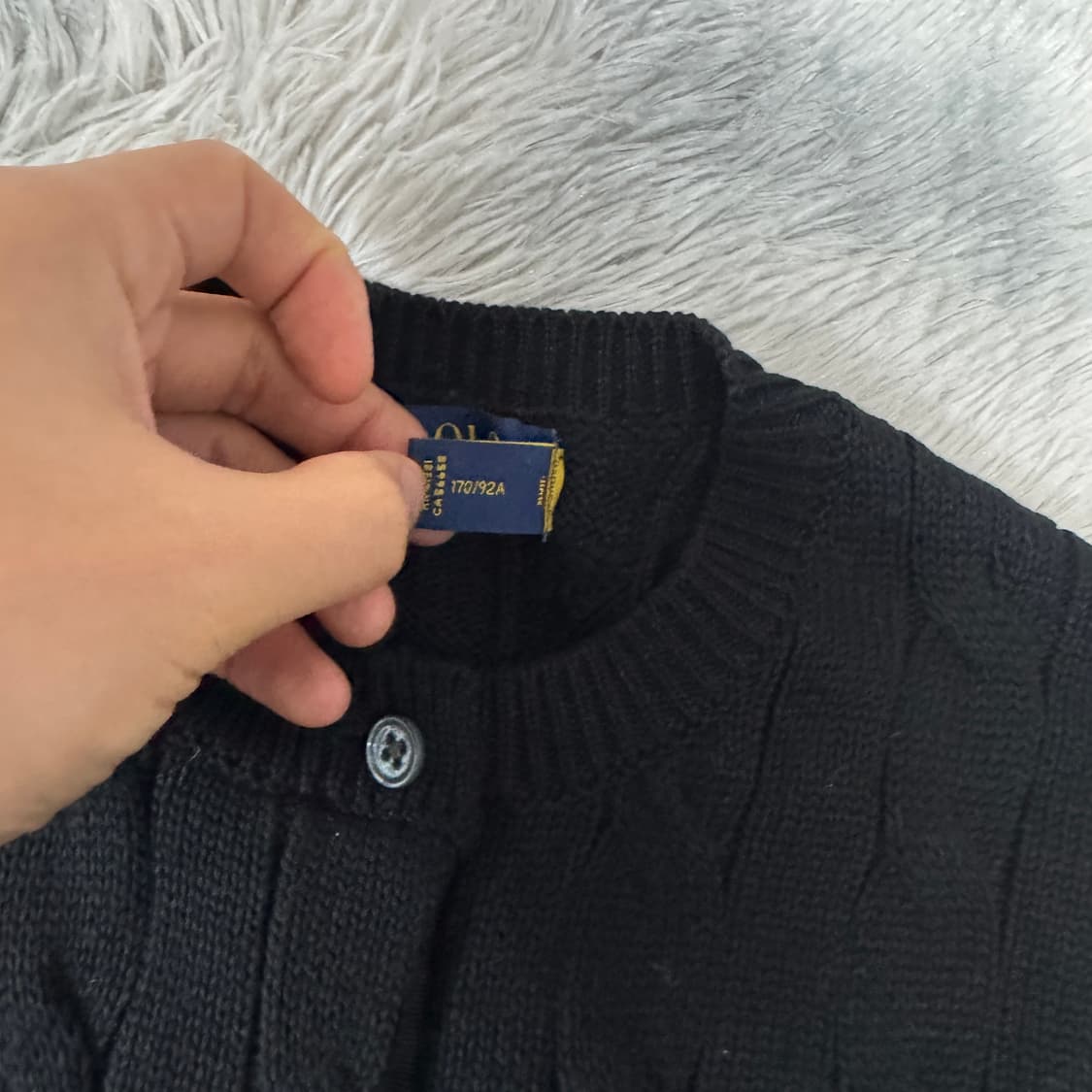 폴로랄프로렌 케이블 가디건 여성 S사이즈 상품이미지3