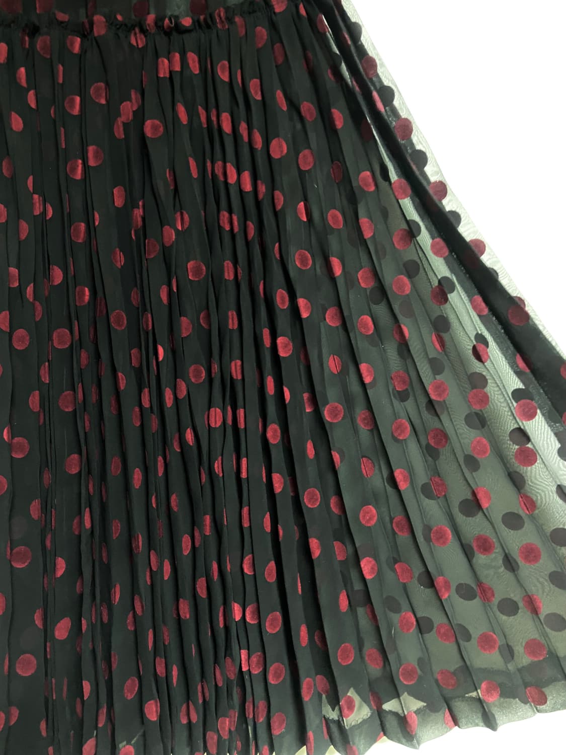 꼼데가르송 robe de chambre 도트 스커트 상품이미지8