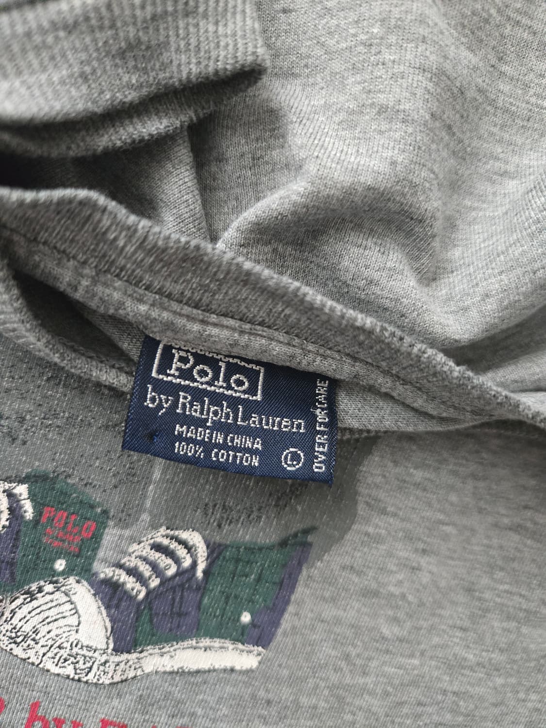 90s 폴로 랄프로렌 베어 티셔츠 상품이미지4