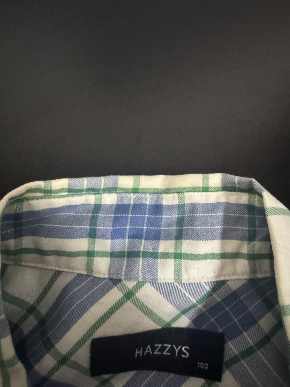 헤지스 hazzys 올드스쿨 반팔 체크 셔츠 L 상품이미지4