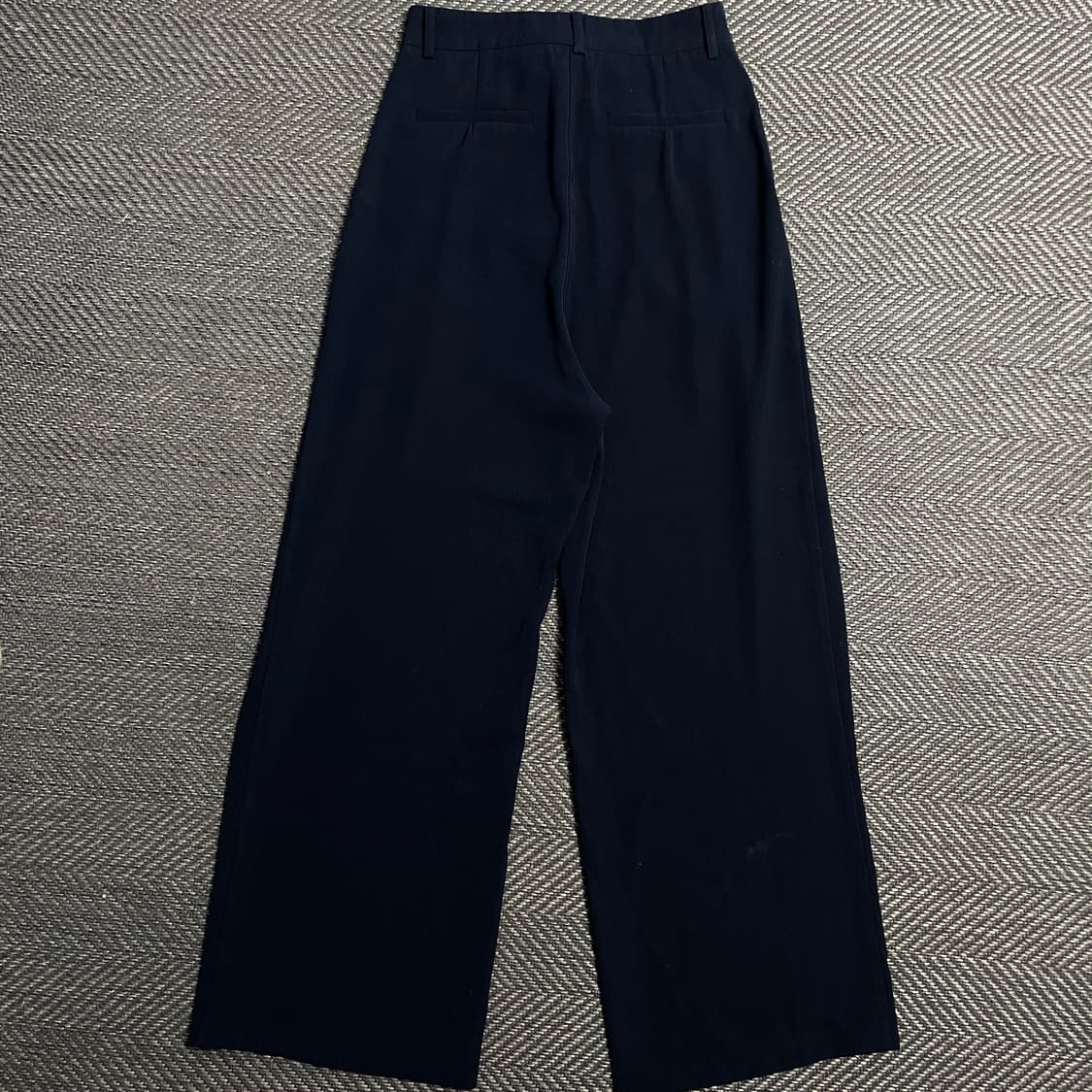 빈티지 핀턱 와이드 슬랙스 팬츠 네이비y 5334 상품이미지4