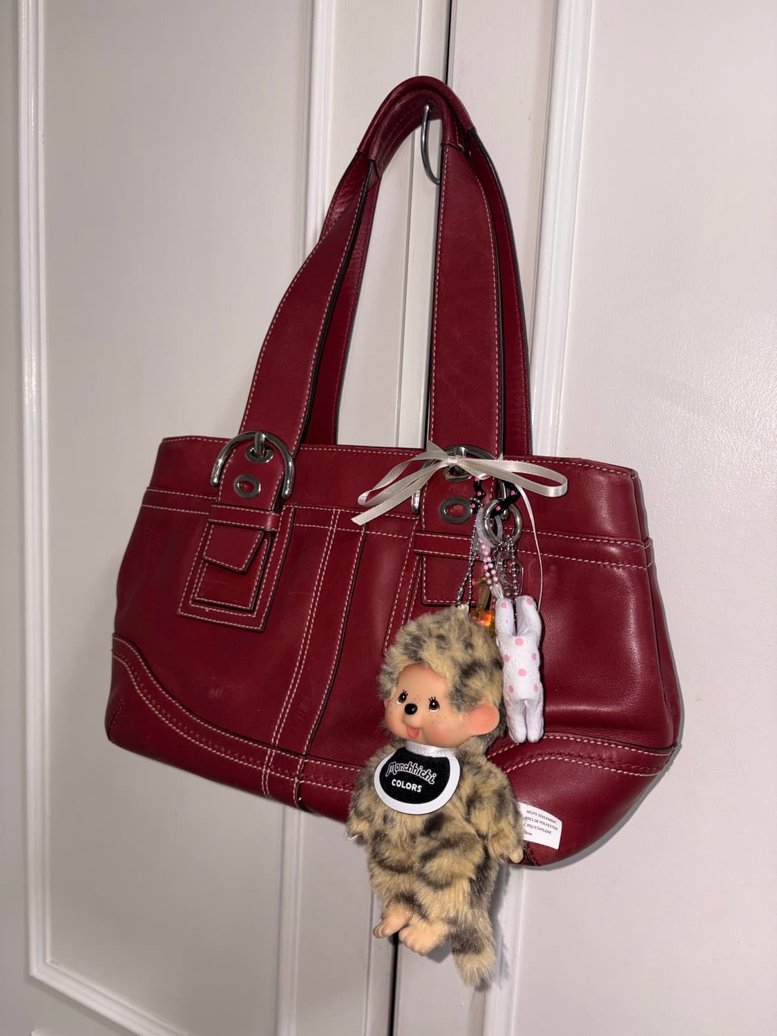 Coach red shoulder bag 상품이미지2