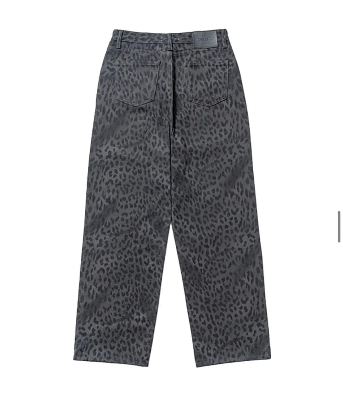 오피쉬 와이드 레오파드 팬츠 차콜 1사이즈 상품이미지6