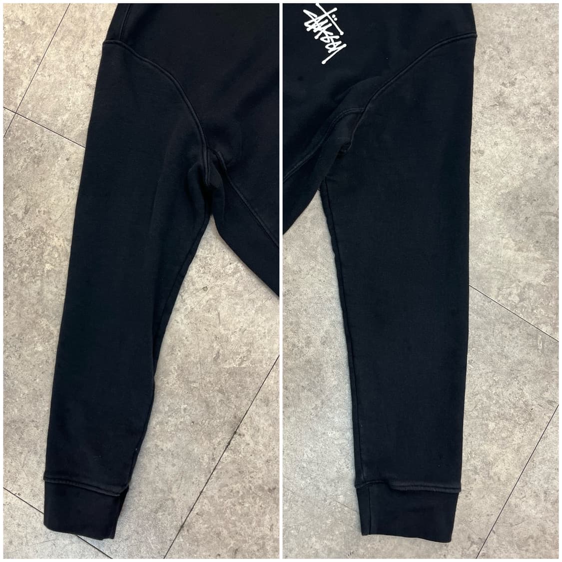 스투시 베이직 로고 맨투맨 블랙 XL #csz2726  상품이미지5