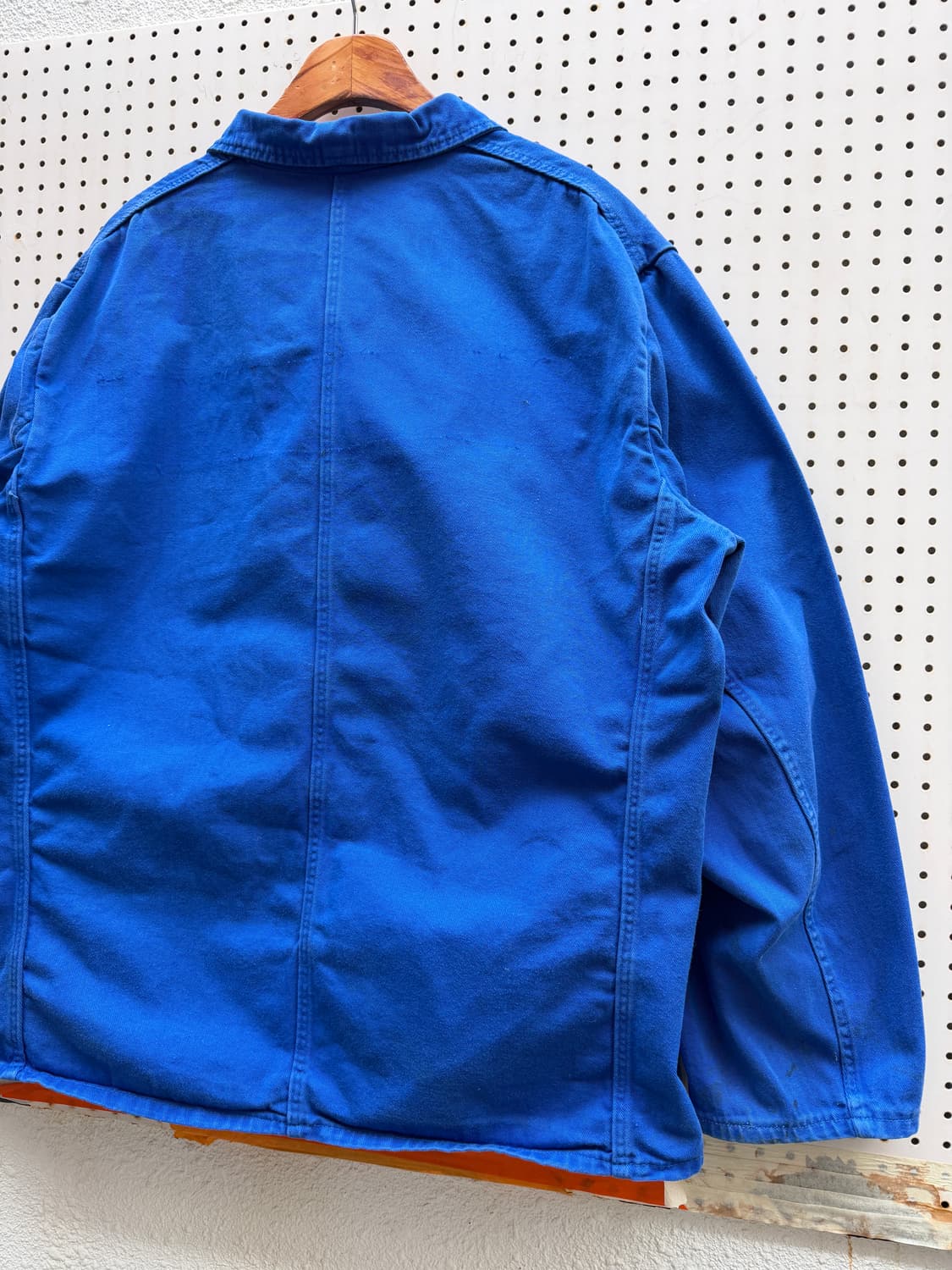 WASHED BLUE OLD VINTAGE FRENCH 프렌치워크자켓 상품이미지7