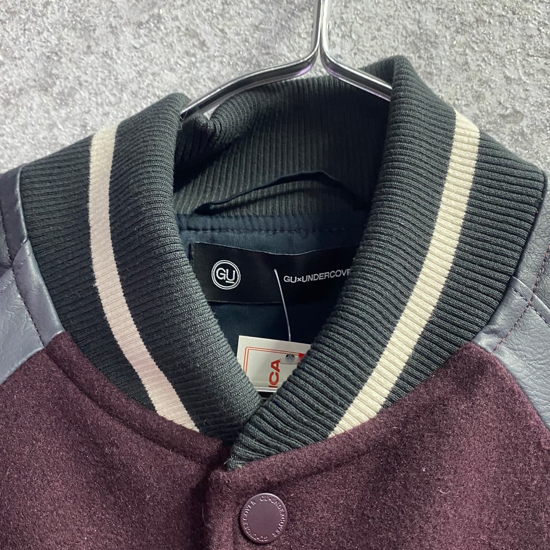 GUX언더커버 노이즈 배색 바시티 B3275 상품이미지3