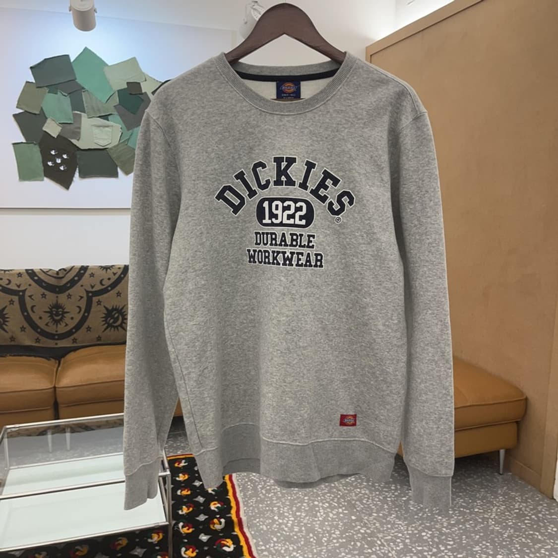 디키즈 올드스쿨 빈티지 캐주얼 아치로고 기모 맨투맨 XL C07499 상품이미지3