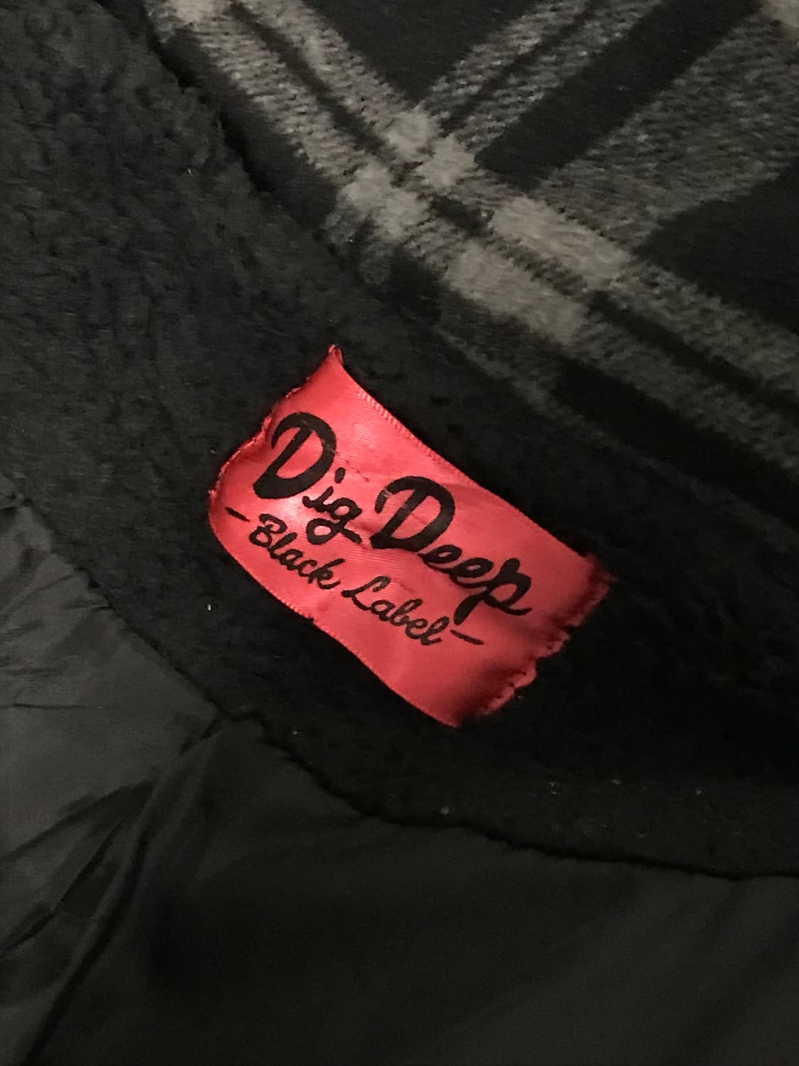 빈티지 digdeep 디그딥 펑크 벨트 디테일 하이넥 체크 점퍼 상품이미지8