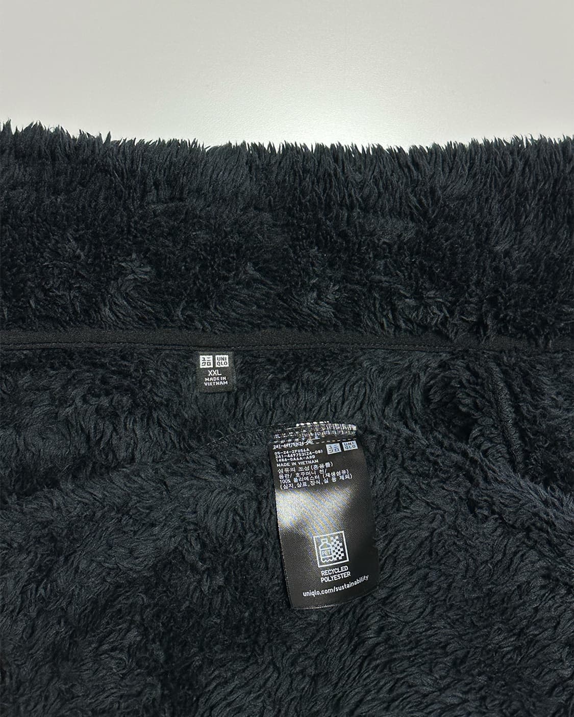 유니클로 후리스 블랙 상품이미지3