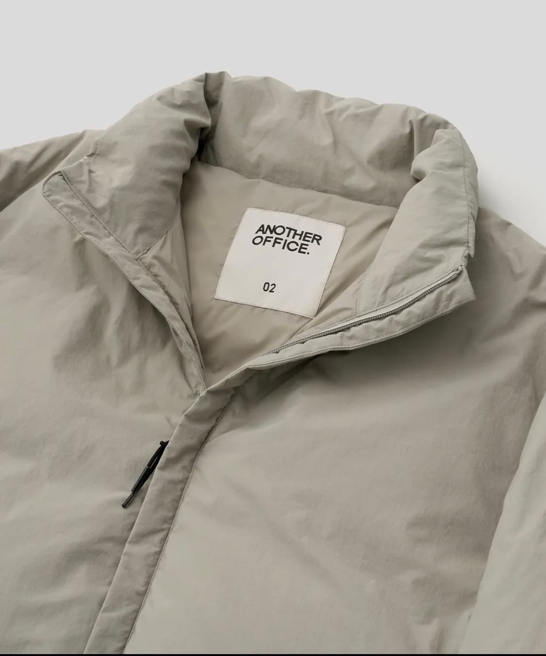 어나더 오피스 스노우맨패딩 라이트 그레이(아이보리) 02(L)사이즈 상품이미지2