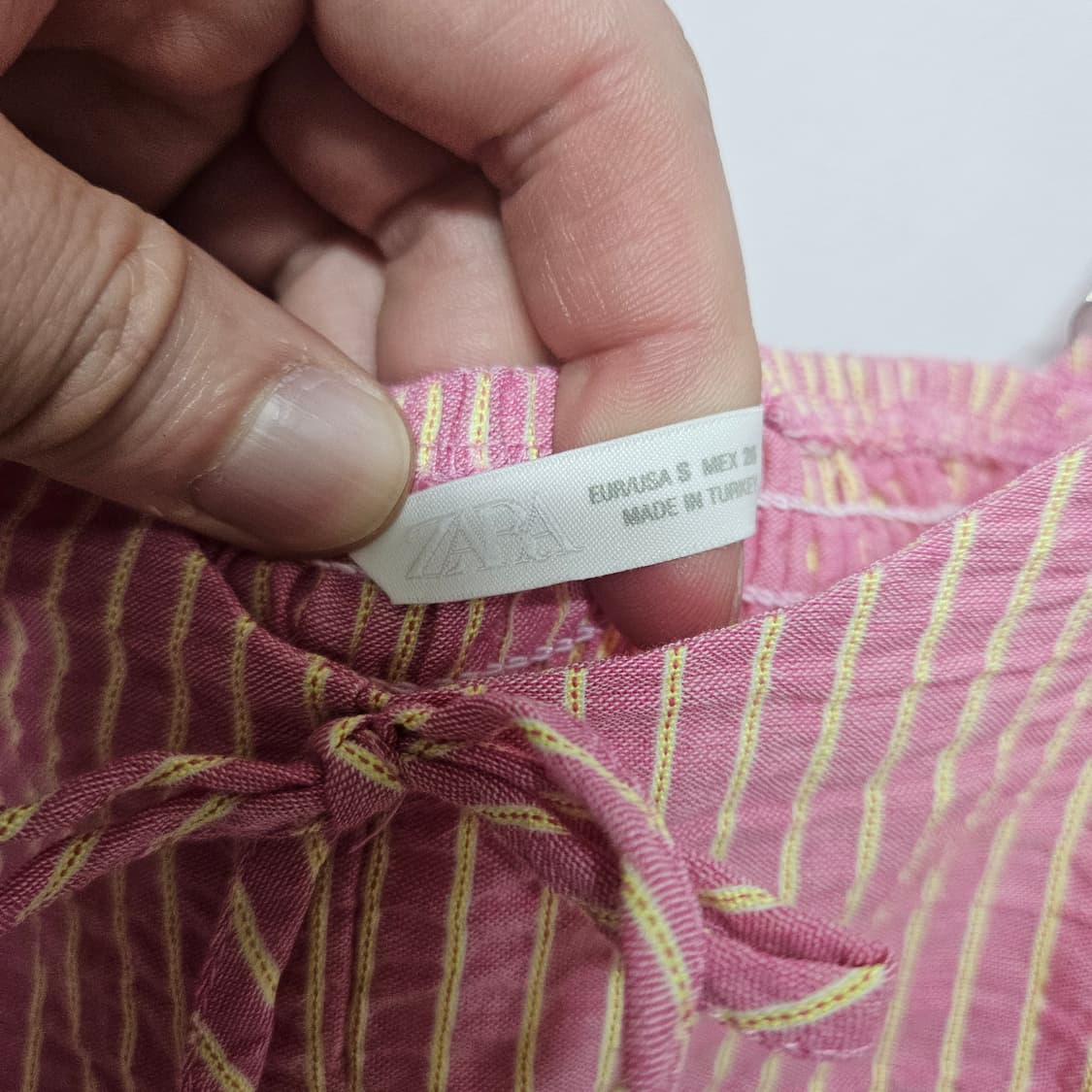 자라 스트라이프 슬리브리스 S 상품이미지3