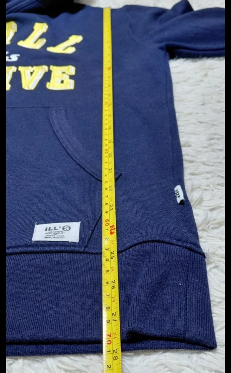 일즈 ILL'S 네이비 후드티 L 상품이미지9