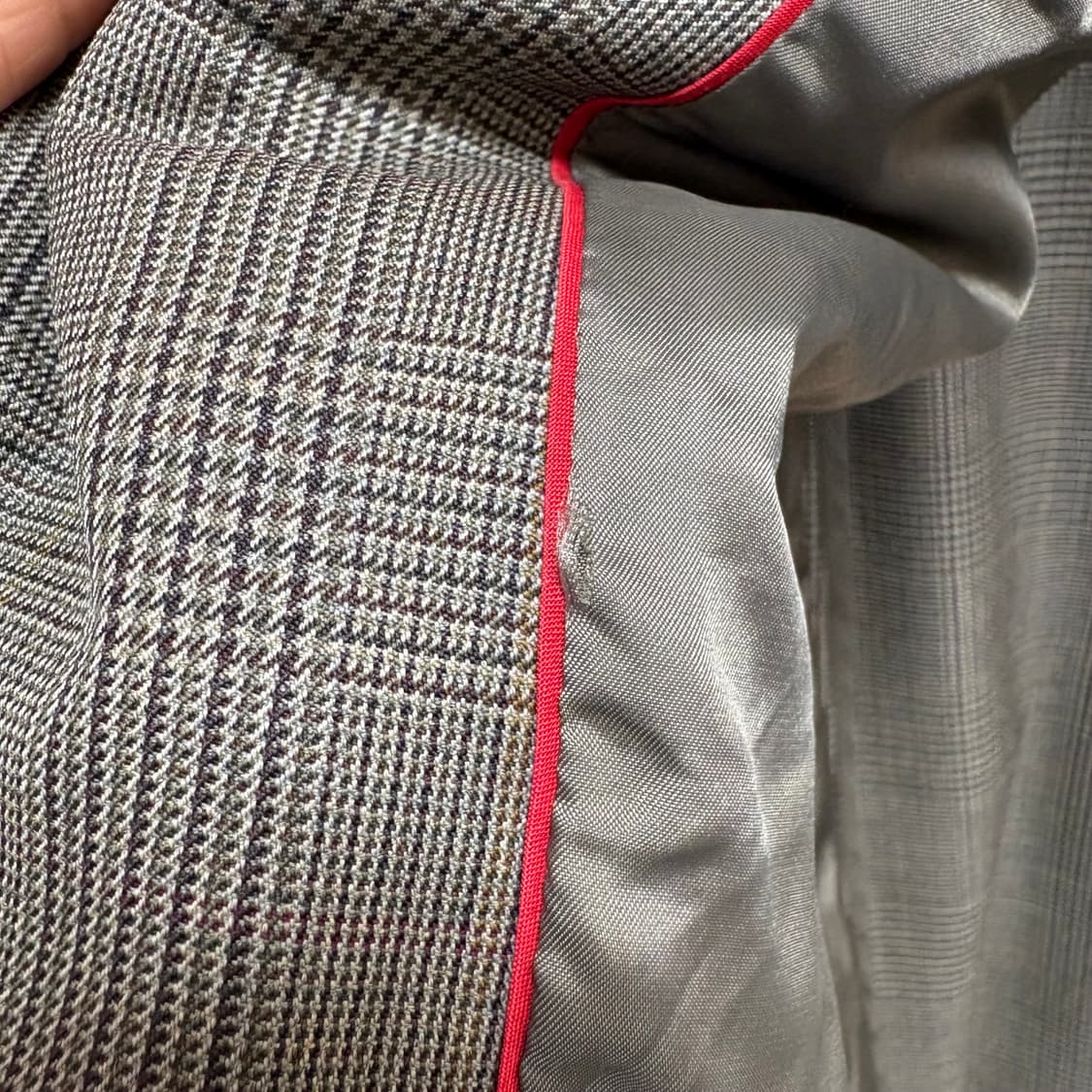 J.PRESS 제이프레스 체크 싱글 울 블레이저 자켓  상품이미지4