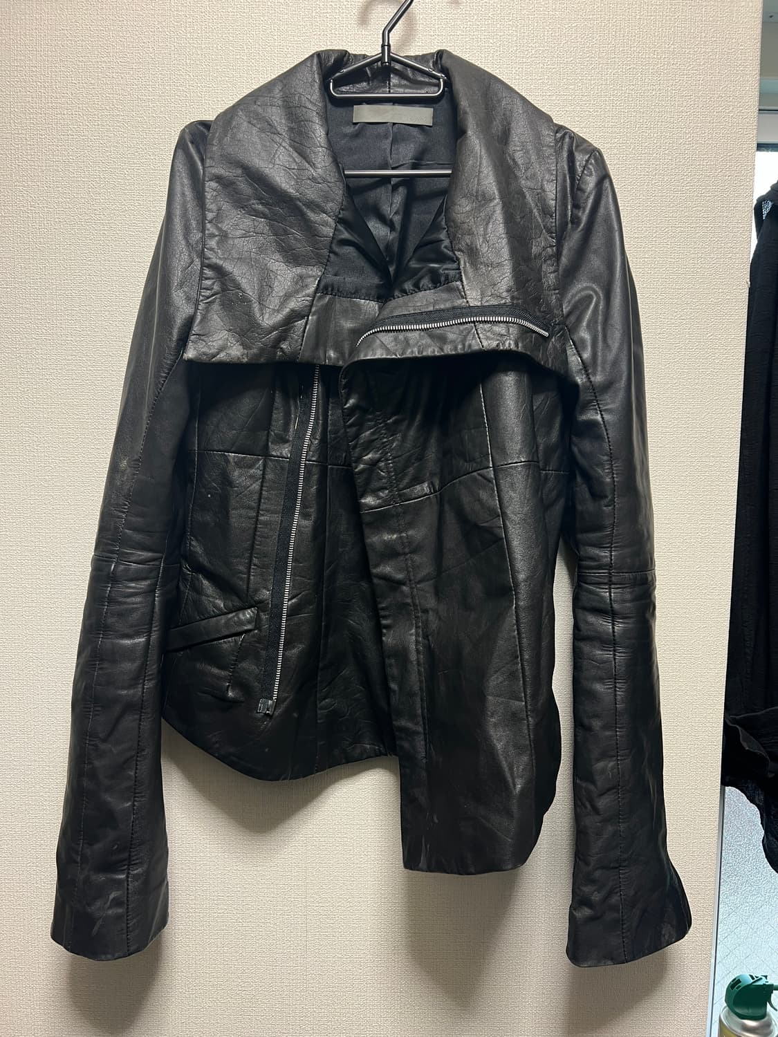 EKAM / 하이넥 램스킨 레더자켓 상품이미지1