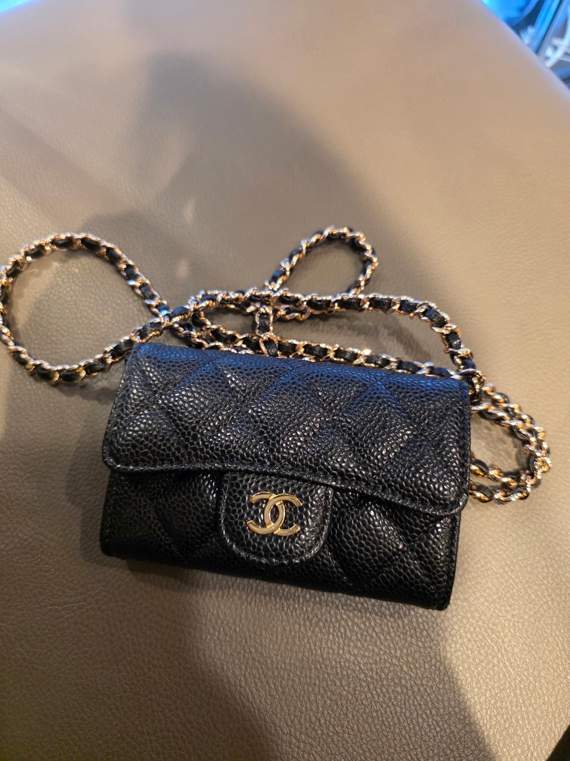 샤넬 클똑 금장 지갑  상품이미지2