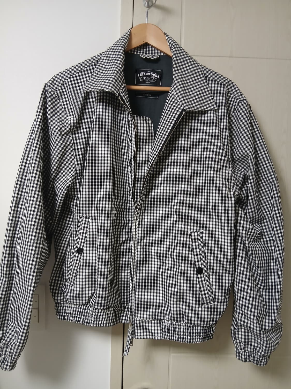 프리즘윅스 gingham체크 블루종 자켓 [M] 상품이미지1