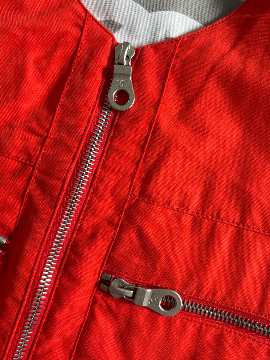 Chanel 샤넬 스포츠 오렌지 나일론 베스트 상품이미지5