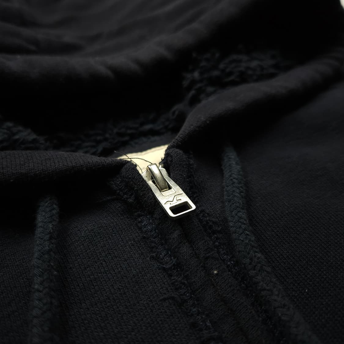 홀리스터 Y2K 빈티지 이너 플리스 머슬핏 후드집업 (M) 상품이미지5