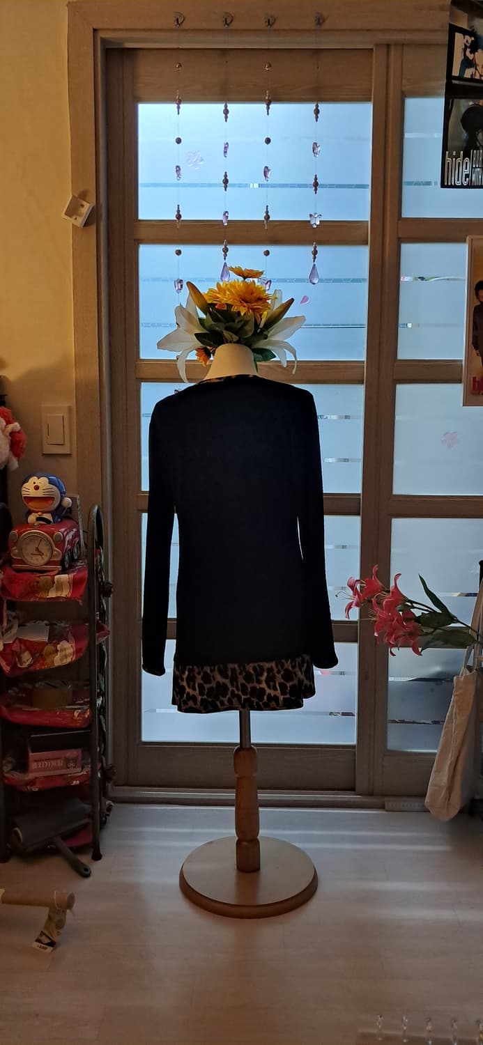 오네갸루 호피 슬리브 상품이미지4