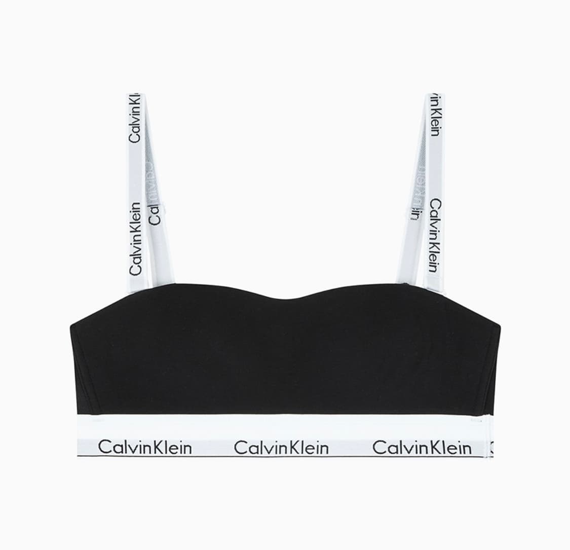 캘빈클라인) 여성 아이콘 코튼 모달 반도_QF7628UB1 BK M 상품이미지1