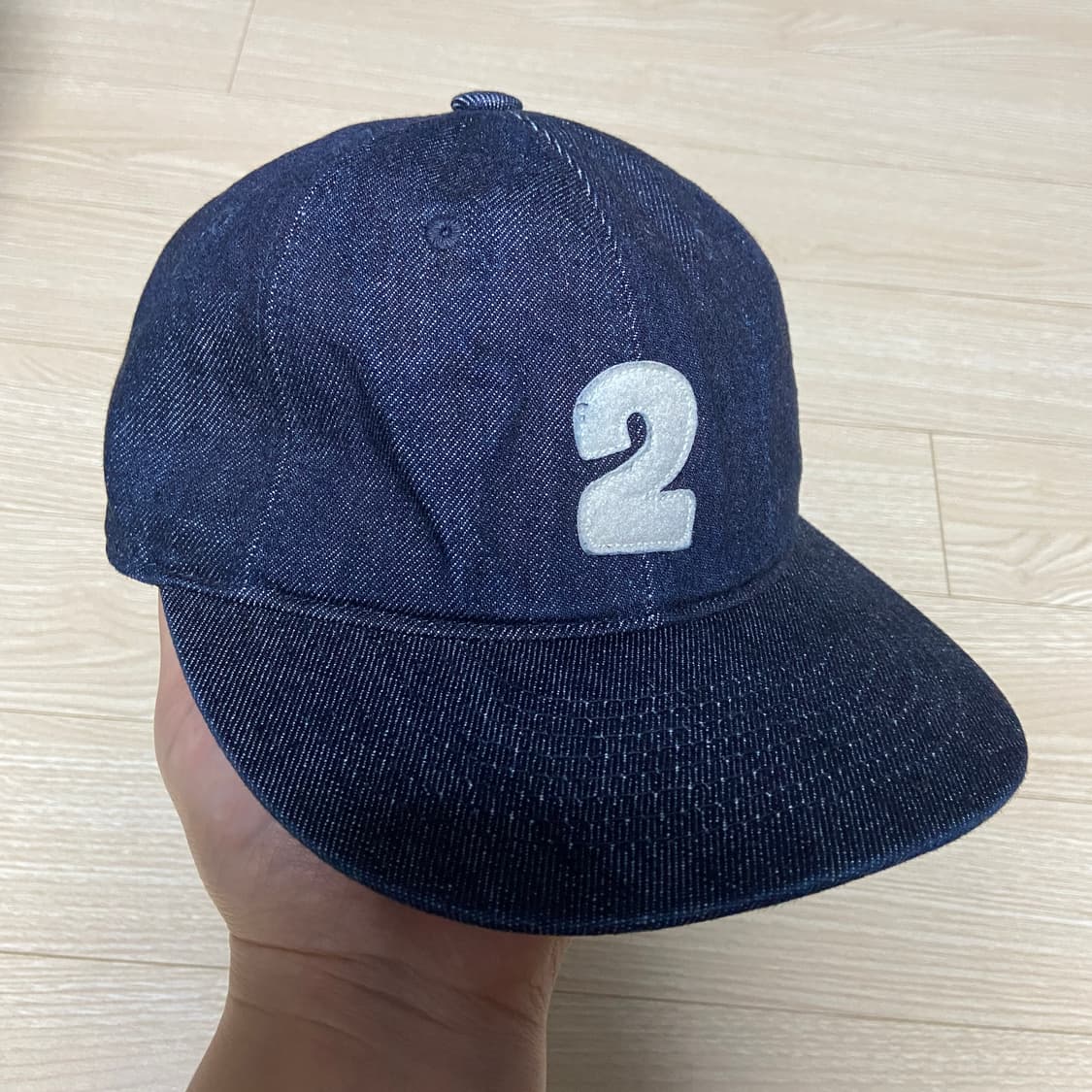 우드비(wouldbe) 데님 베이스볼 캡 (2) 상품이미지2