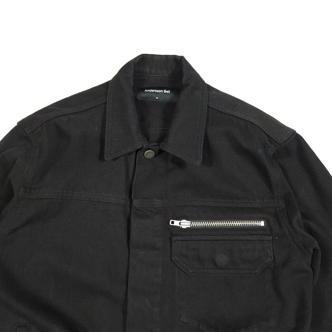 앤더슨벨 블랙 트러커 자켓 상품이미지2