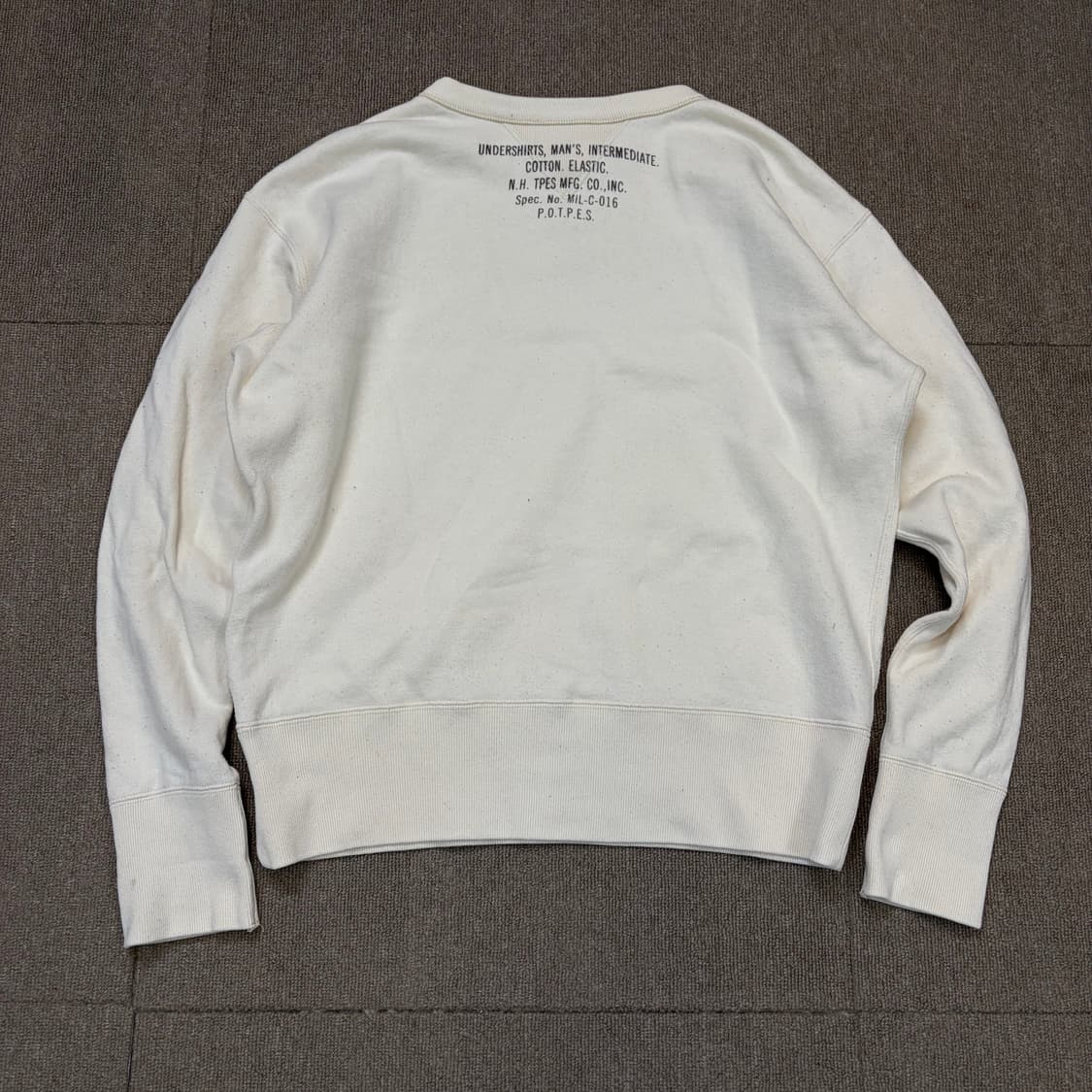N.HOOLYWOOD 40s US NAVY 복각 언더 스웻셔츠  상품이미지8