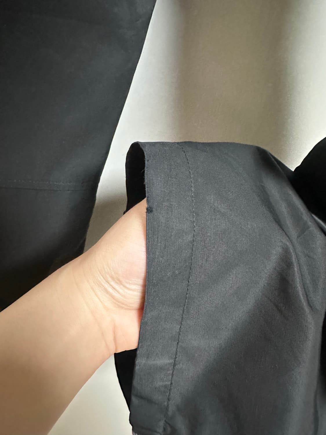 폴리테루 1011 나일론 트랙팬츠 트리플블랙 3사이즈 상품이미지3