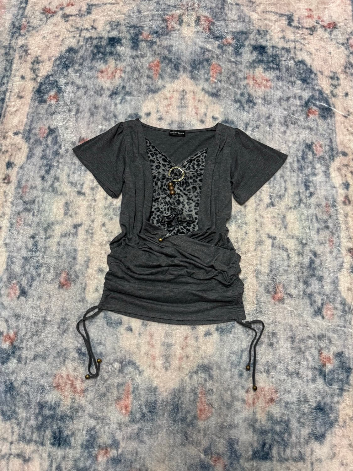 Healthy karen vkei draping top    상품이미지1