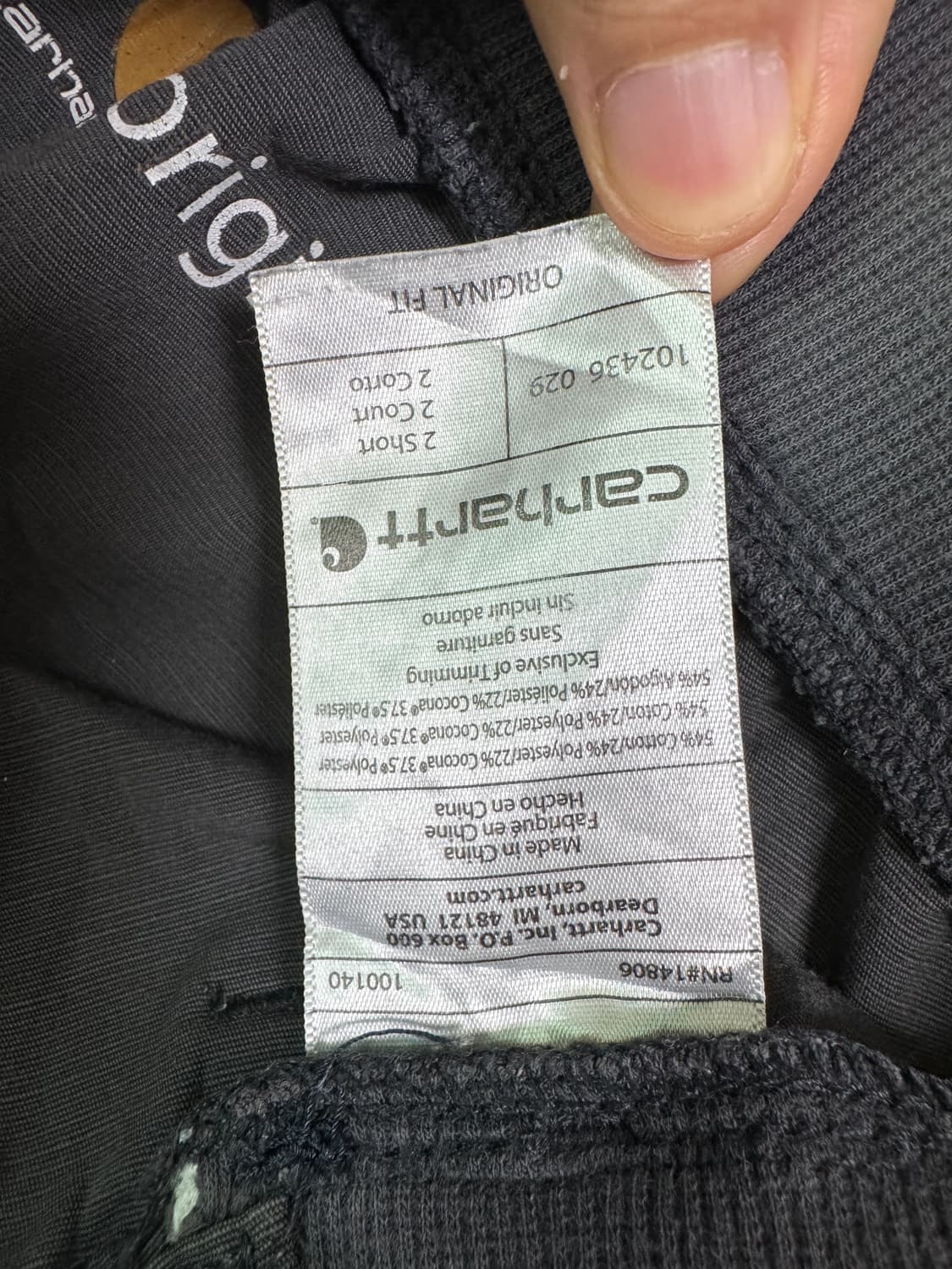 미국 칼하트 회색 워크팬츠 (허리 30-31) 상품이미지8