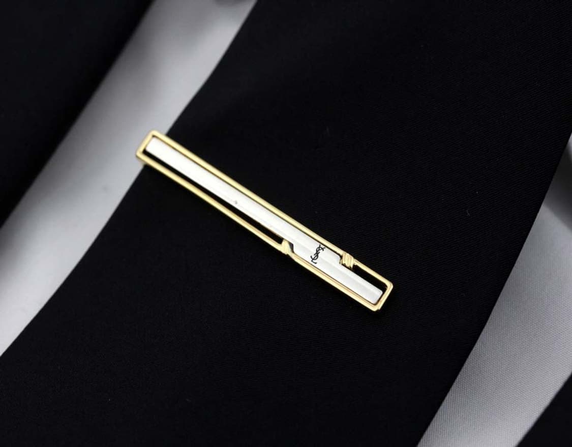 입생로랑 B+등급 5.2cm 남자 명품 넥타이핀 빈티지 상품이미지6