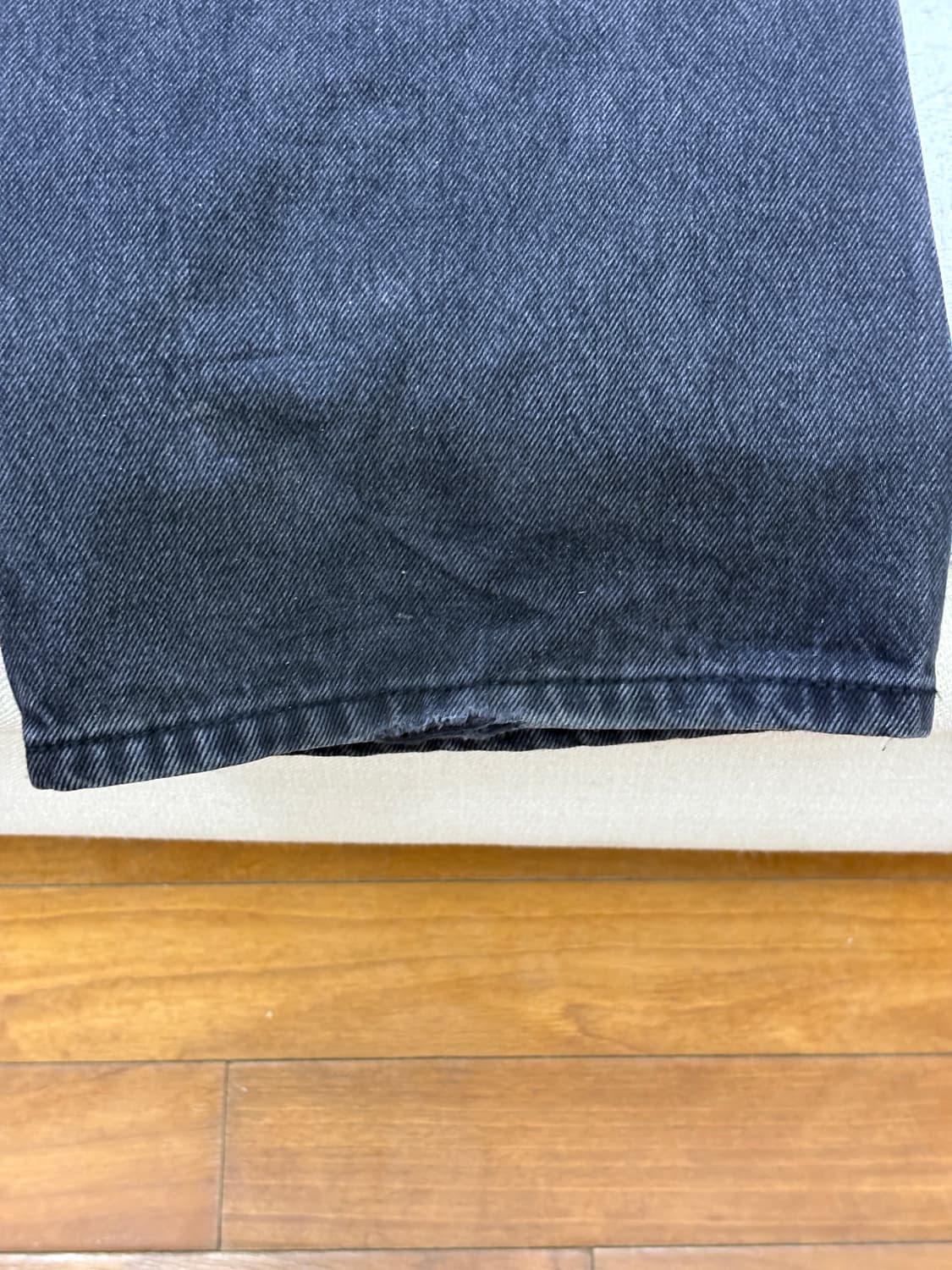 하프시코드 레귤러 데님 흑청 3 상품이미지4