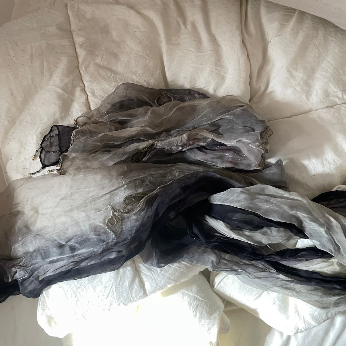 빈티지 스카프 실크 스카프 페어리 히피그런지 모리걸 그런지페어리 상품이미지6