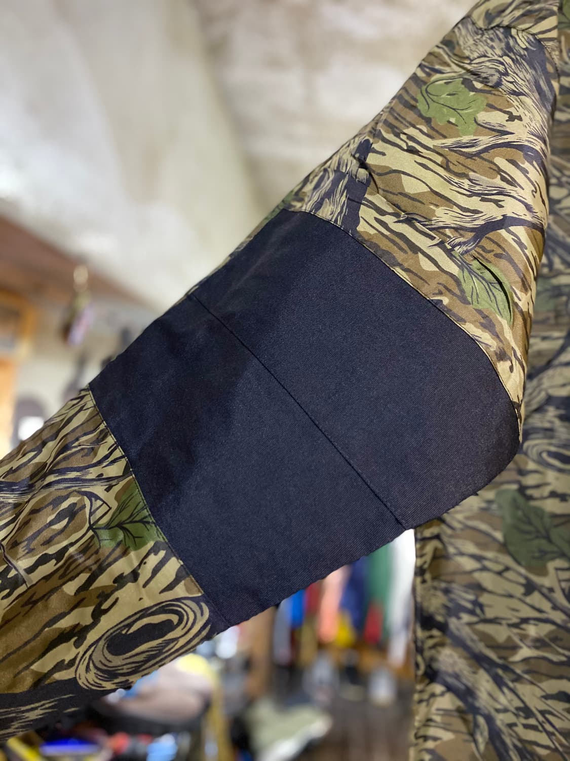 E.D.P 낙엽 카모 프린팅 윈드브레이커 XL  상품이미지10