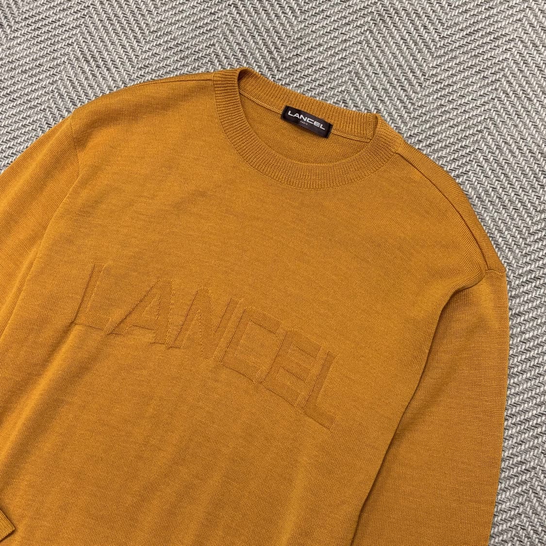 란셀 레터링 니트 v1009 상품이미지3