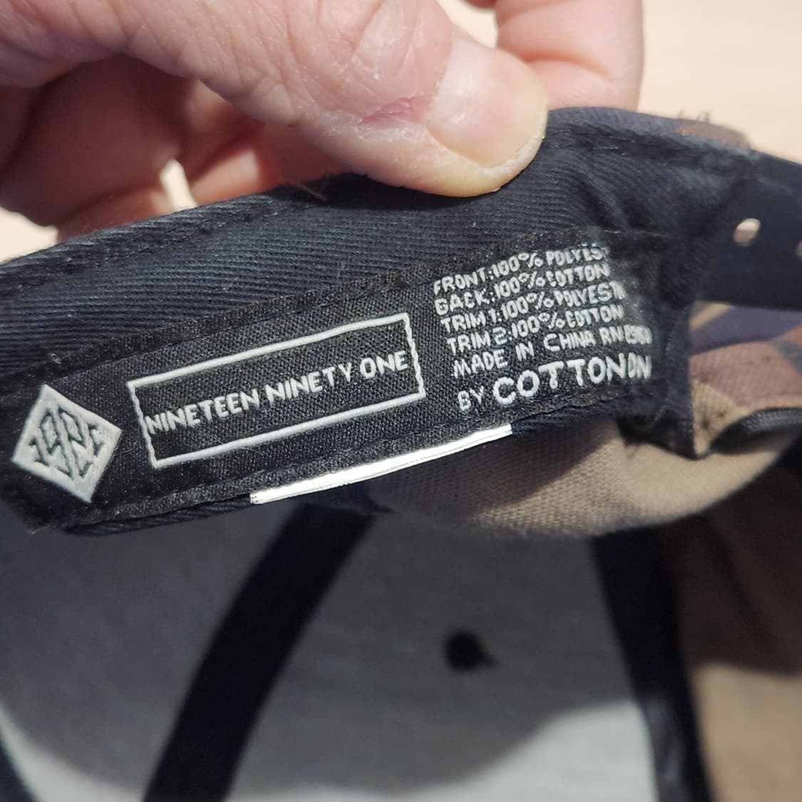 Forestland 카모 캡 | 레더 패치 포인트 볼캡 상품이미지6