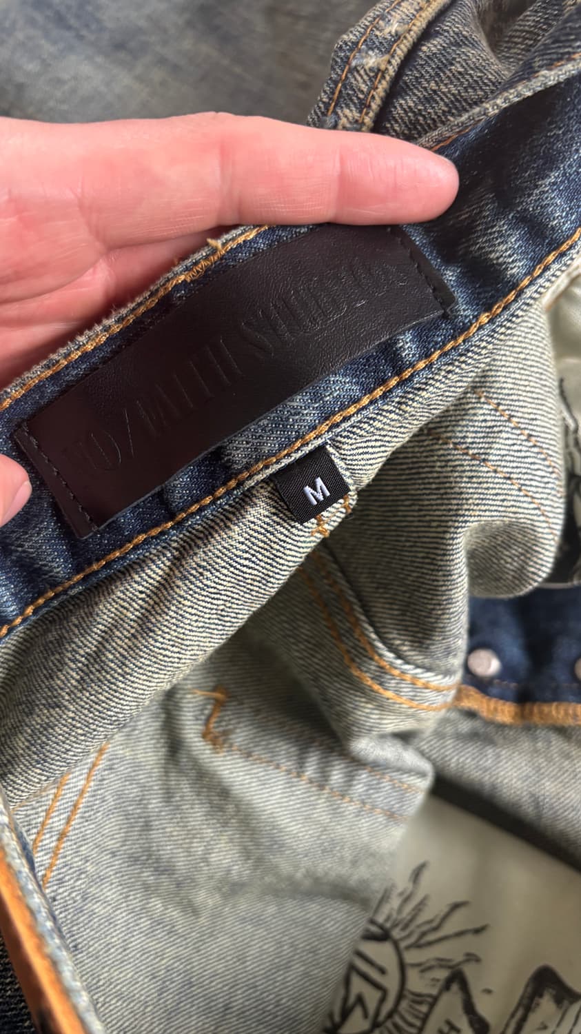 [신품] 노페이스 스튜디오 브로큰 러스트 페이딩 데님 M  상품이미지4