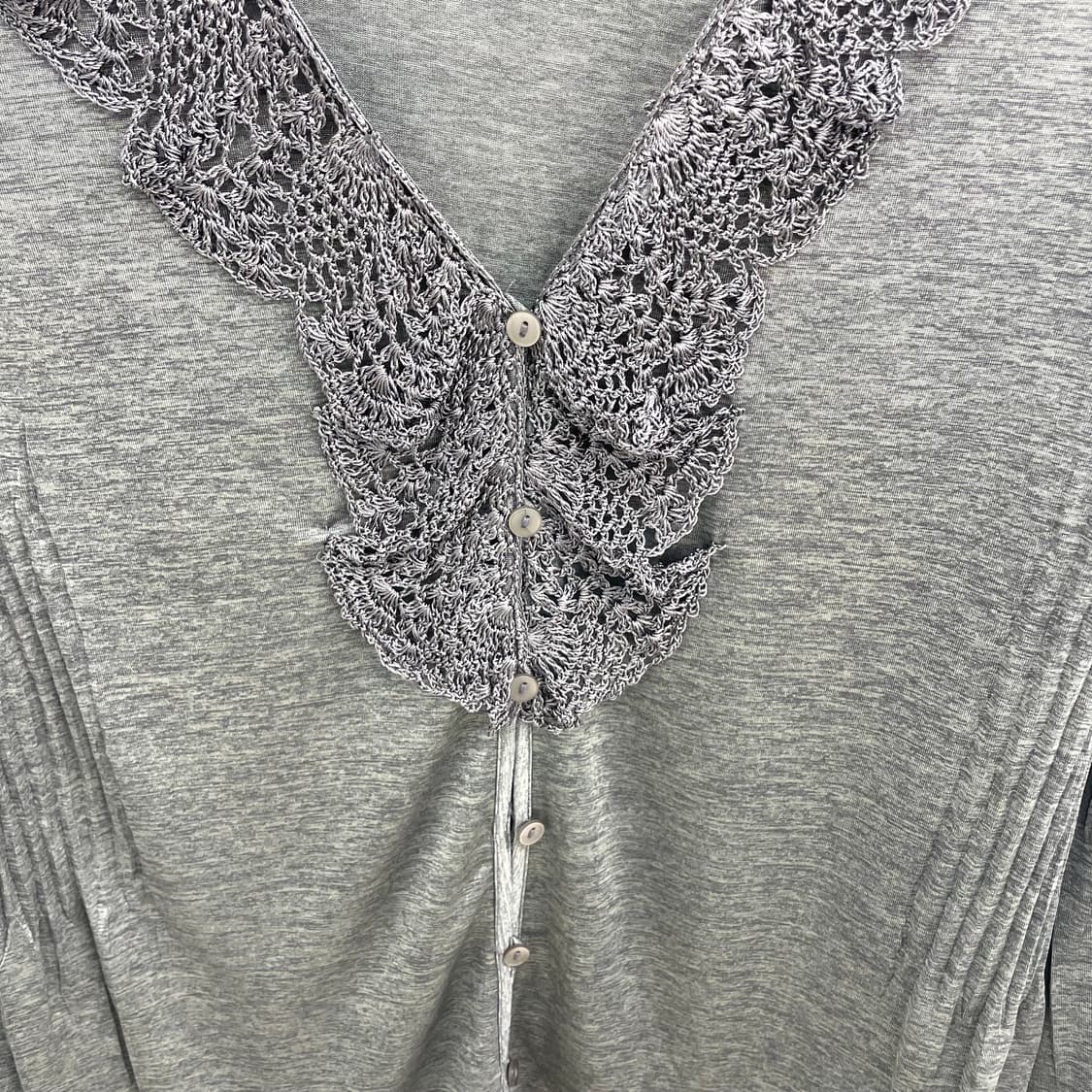 Smoky lavender lace cardigan  상품이미지4