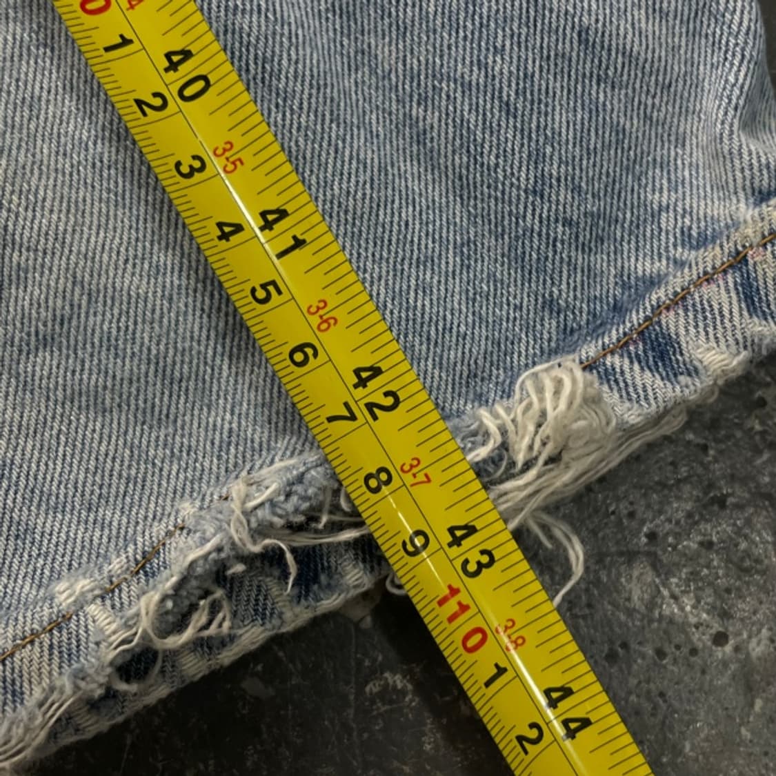 35 리바이스 505 리메이크 그런지 데님팬츠  상품이미지9