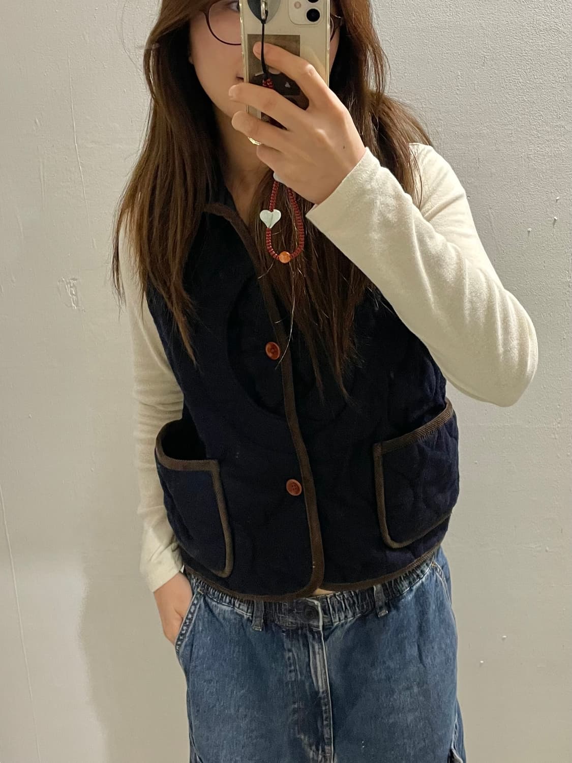 빔즈 보이 퀼팅 후드 베스트 상품이미지1