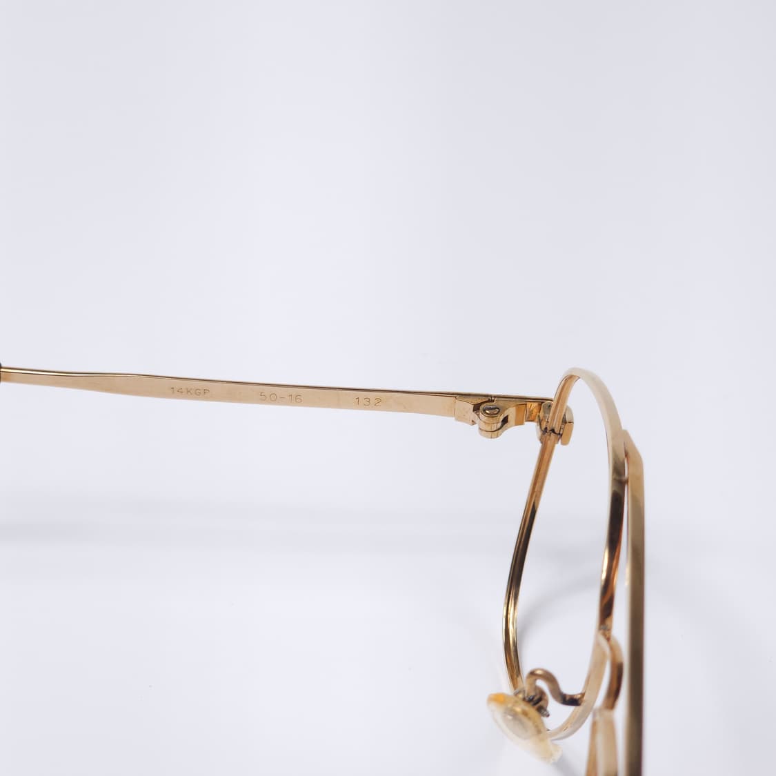 14K 도금 90년도 데드스탁 투브릿지 안경 상품이미지7
