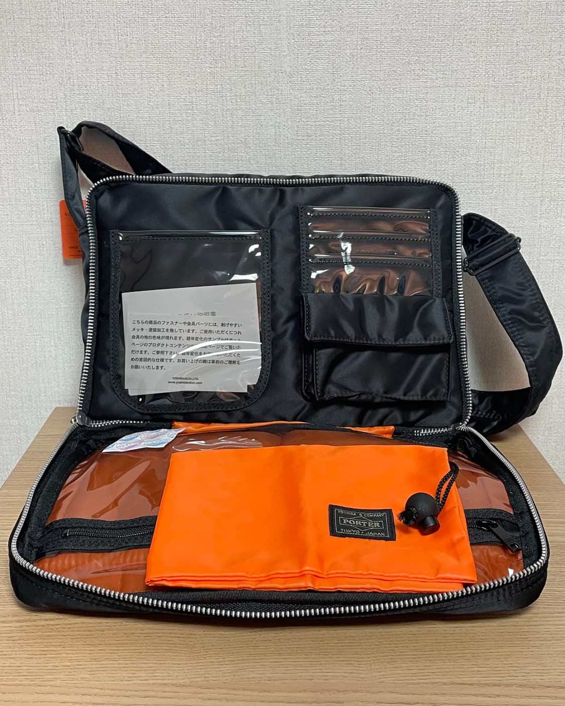 요시다포터 숄더백 L 블랙 상품이미지3