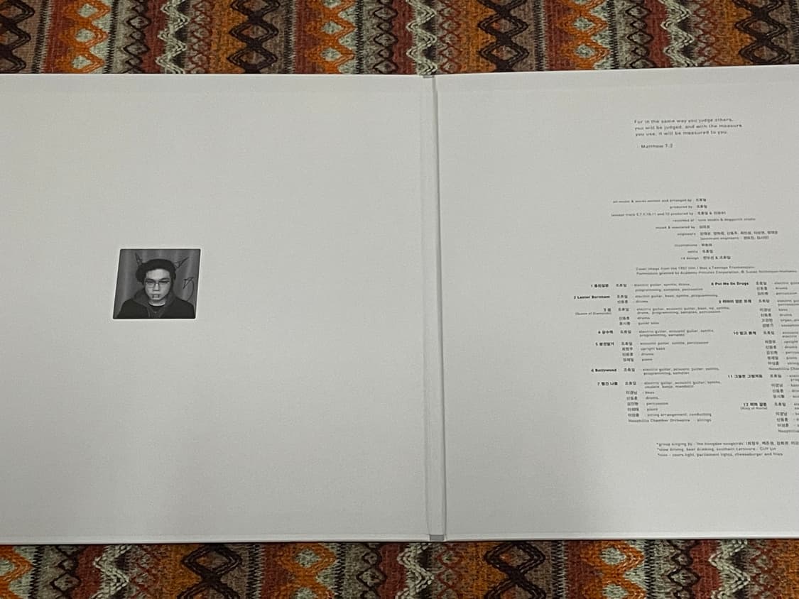 검정치마 THIRSTY LP 상품이미지3